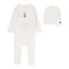 Lilette Winter White Doll Footie/Hat