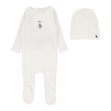 Lilette Winter White Doll Footie/Hat