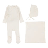 Lilette Cream Fine Pointelle Layette Set