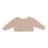 Lilette Blush Chunky Knit Shrug