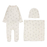 Lilette Cream/Natural Nautical Layette Set