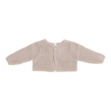 Lilette Oat Chunky Knit Shrug