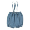 Analogie Denim Tencil Suspender Shorts