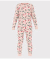 Petit Bateau Pink Multi Floral Pajamas