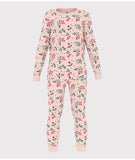 Petit Bateau Pink Multi Floral Pajamas