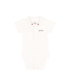 Petit Bateau White Collar Bodysuit with Heart