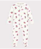 Petit Bateau White Berry Footie