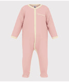 Petit Bateau Pink Snap Amour Footie