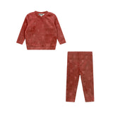 Whipped Cocoa Red Velour Bunny Pajamas